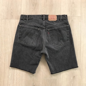 Vintage Levis 550 Shorts Black - Etsy