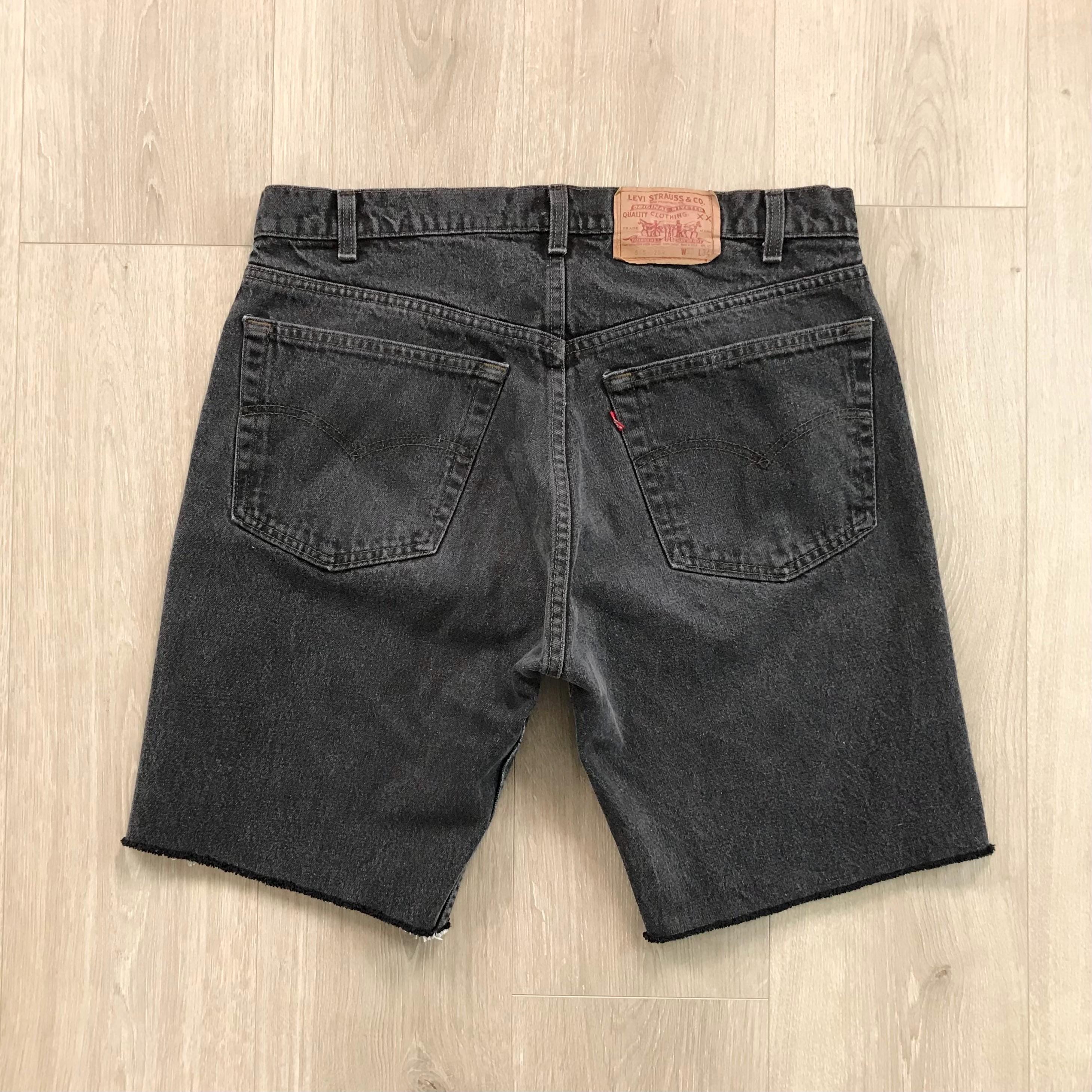 Levis 505 Shorts Men Black - Etsy