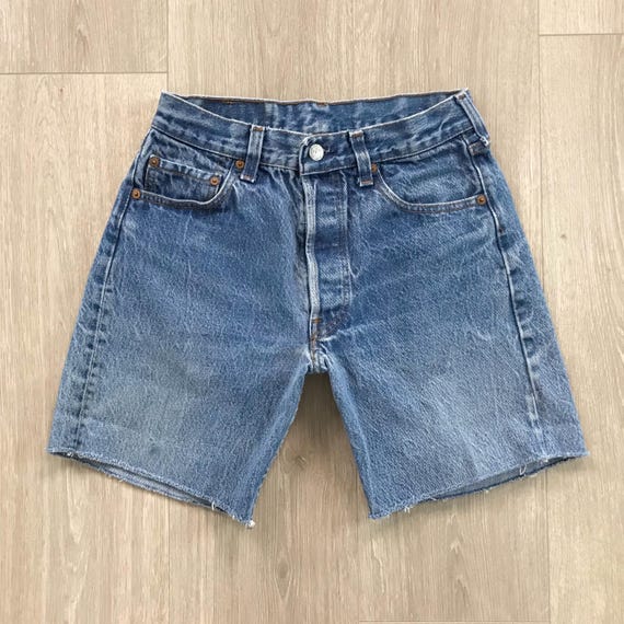 Levi's 501 Vintage Cut Off Jean Shorts / Size 24 25