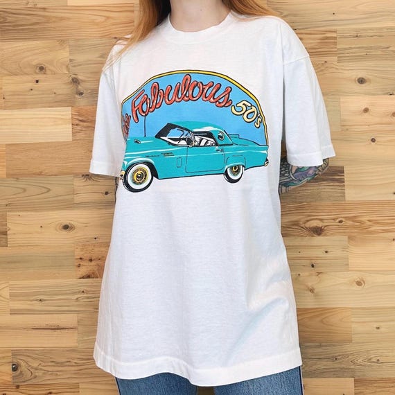 Vintage Ford Thunderbird Vintage Antique Car Tee Shirt T-Shirt