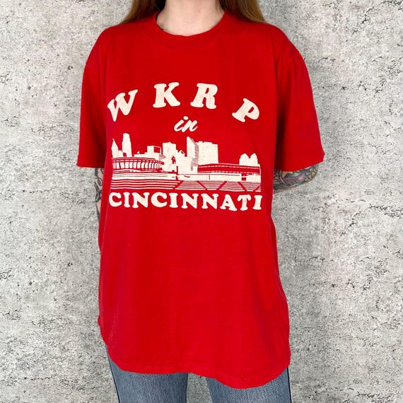 Vintage WKRP in Cincinnati TV Show Promo Tee Shirt T-Shirt