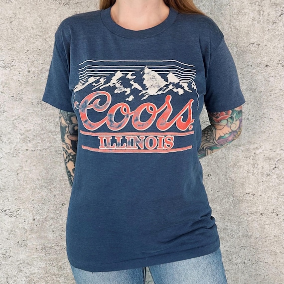 70's Coors Paper Thin Faded Soft Vintage Tee Shirt T-Shirt