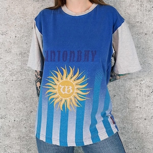 カラーリング 90s UNION BAY ombre border Tshirt Unionbay Tshirt - Etsy
