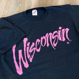 Vintage Soft and Worn Wisconsin Retro Tee Shirt image 5