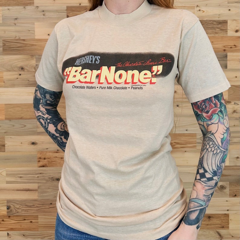 Hershey's BarNone 80's Soft and Thin Vintage T Shirt image 3