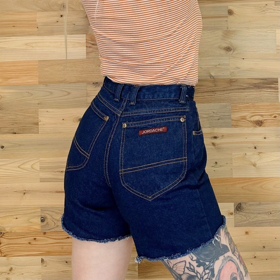 Jordache Vintage Cut Off Jean Shorts / Size 24