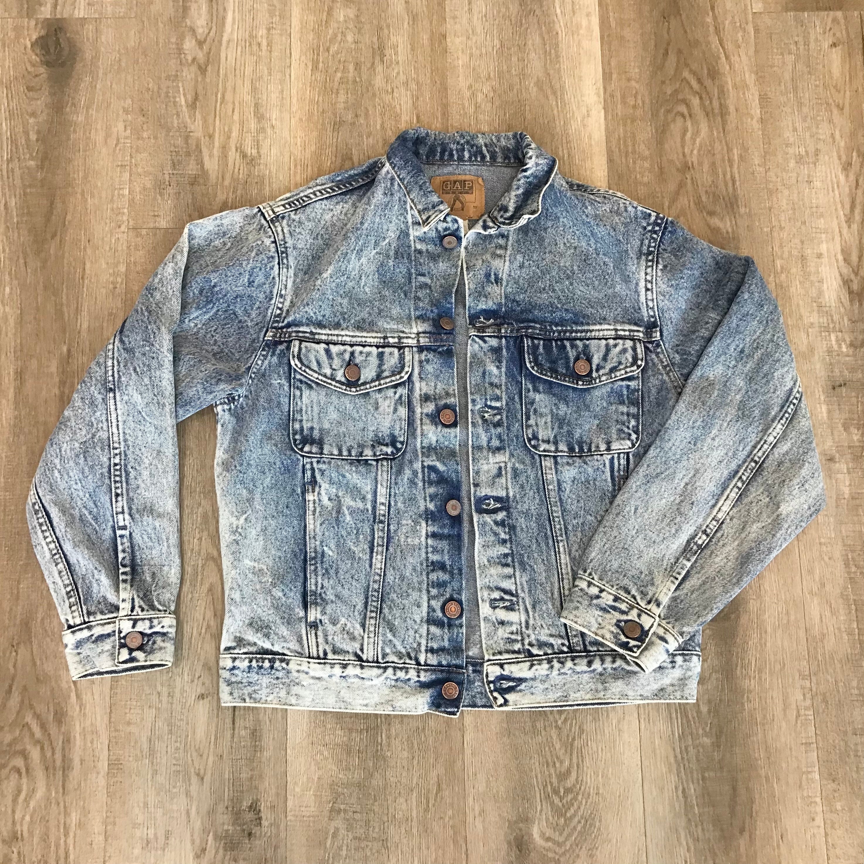 80's Vintage the Gap Jean Jacket - Etsy 80's Vintage the Gap Jean Jacket - Etsy