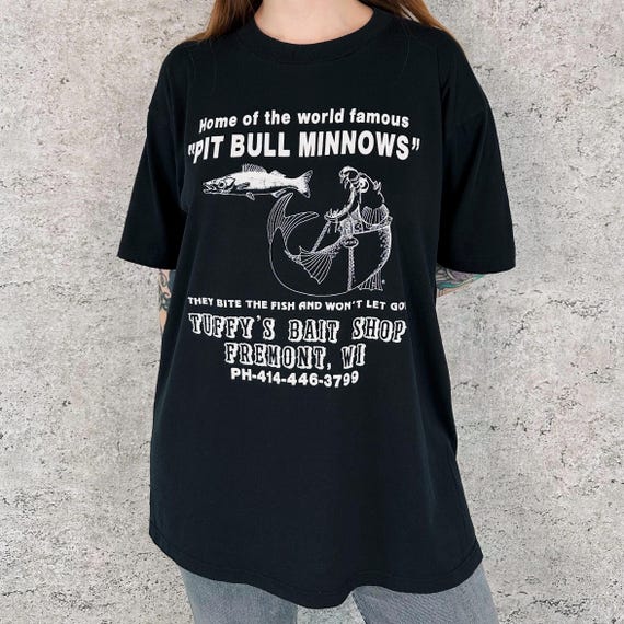 Tuffy's Bait Shop Vintage Funny Promo Tee Shirt T-Shirt
