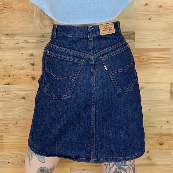 Levi's Vintage Denim Mini Skirt / Size 26