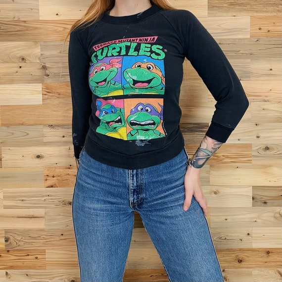 Vintage Teenage Mutant Ninja Turtles TMNT Pullover Sweatshirt XXS