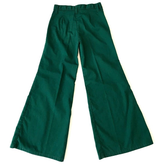 60's Vintage Wide Leg Bell Bottom Trouser Pants /… - image 4