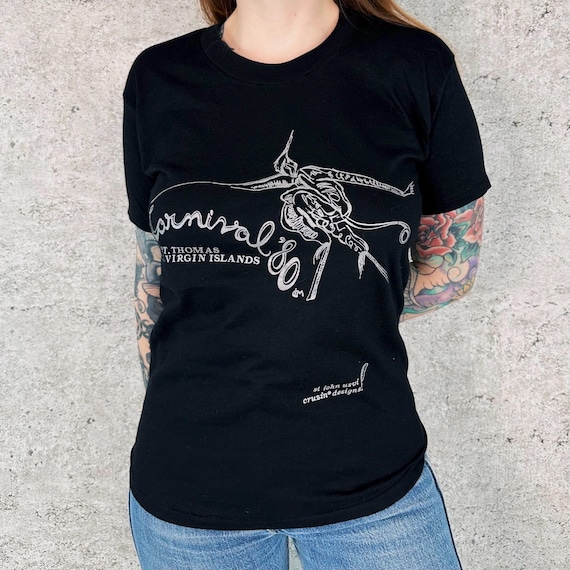 1980 Carnival St. Thomas Travel Destination Tee Shirt T-Shirt