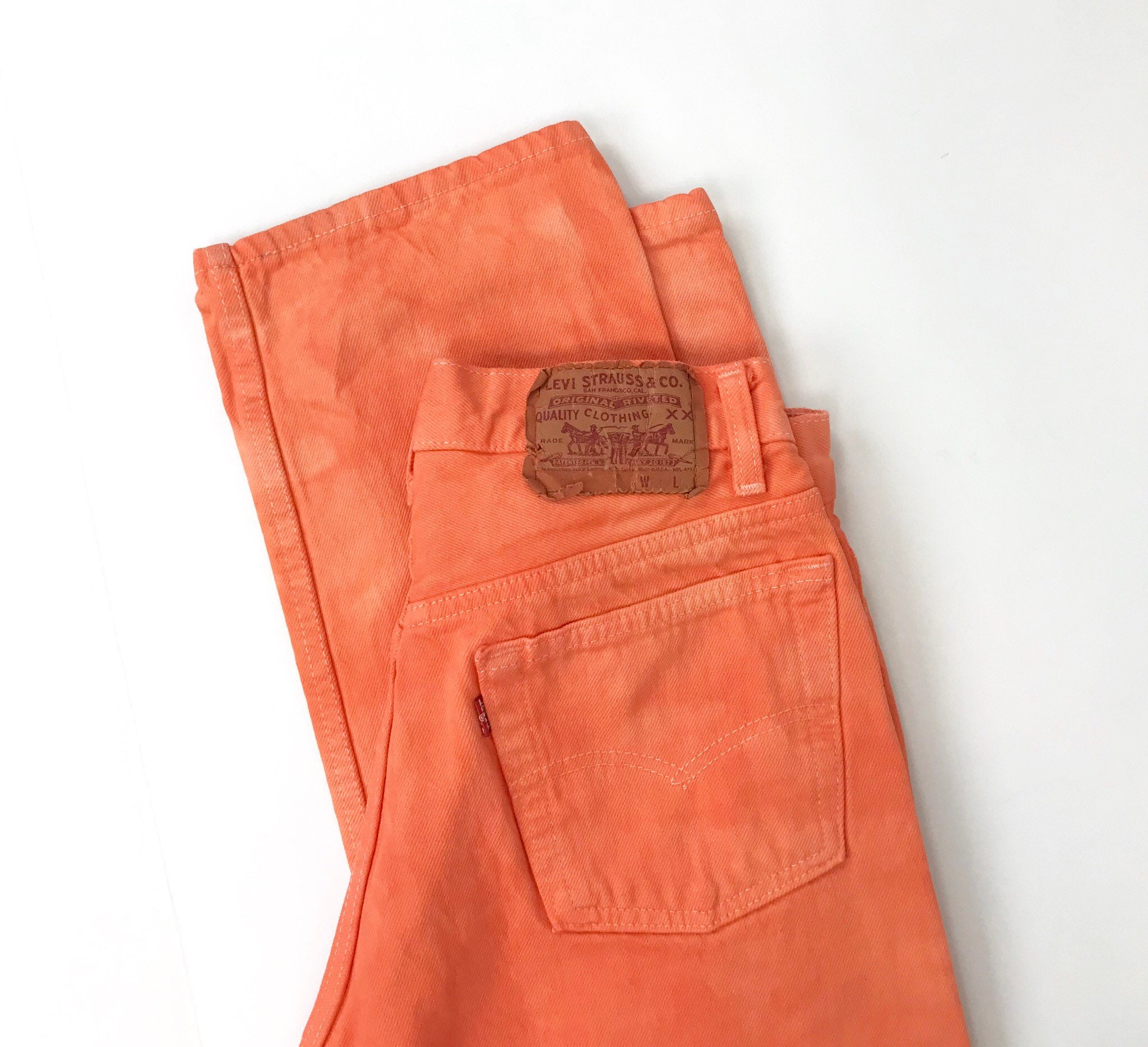Levi's 501 Salmon Overdye Jeans / Size 25 26
