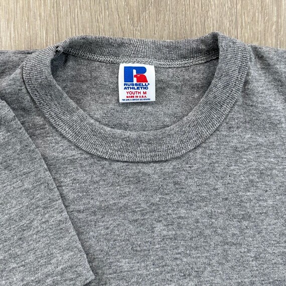 Soft 80's Heather Grey Soft Comfy Basic Tee Shirt… - image 4