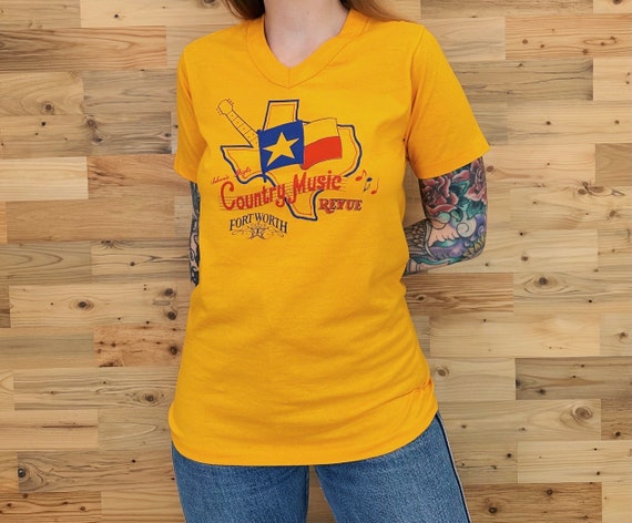 RARE Vintage 70's Johnnie High's Country Music Revue Tee Shirt T-Shirt
