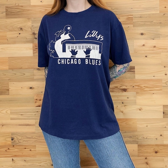 Vintage Lilly's Chicago Blues Tee Shirt T-Shirt