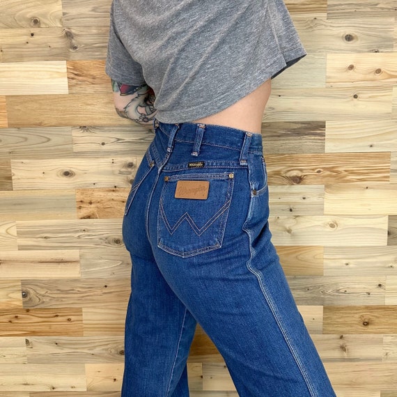 70's Wrangler Vintage Western Jeans / Size 27 28