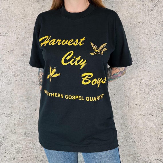 Vintage Harvest City Boys Southern Gospel Quartet Tee Shirt T Shirt