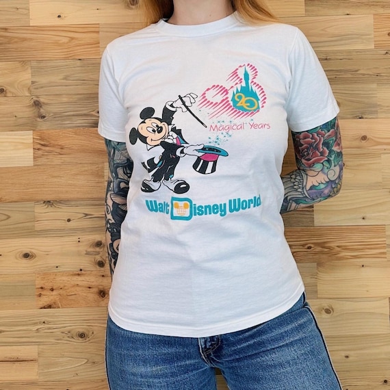 Walt Disney World Vintage 20 Magical Years Mickey Tee Shirt T-Shirt