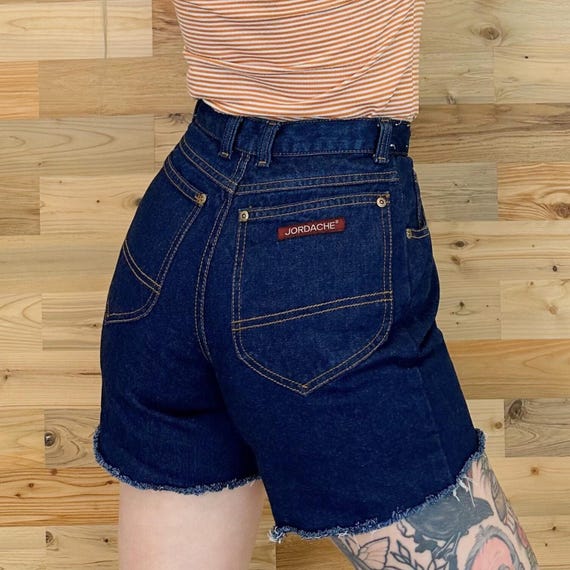 Jordache Vintage Cut Off Jean Shorts / Size 24