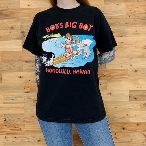 Vintage Bob's Big Boy Honolulu Hawaii Tee Shirt T-Shirt