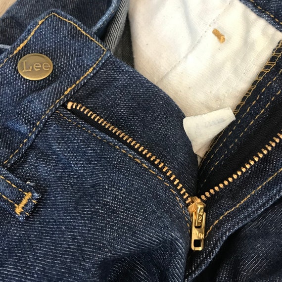 70's LEE Vintage Bell Bottom Jeans / Size 21 XXS - image 7