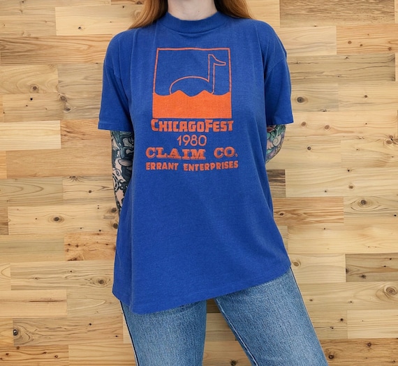 1980 ChicagoFest Vintage Chicago Tee Shirt T-Shirt