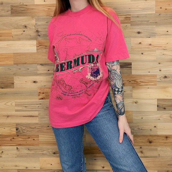 90's Bermuda Vintage Travel Tee Shirt