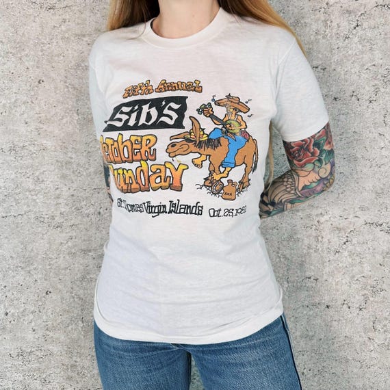 Soft Vintage 1981 St. Thomas Virgin Islands Tee Shirt T-Shirt