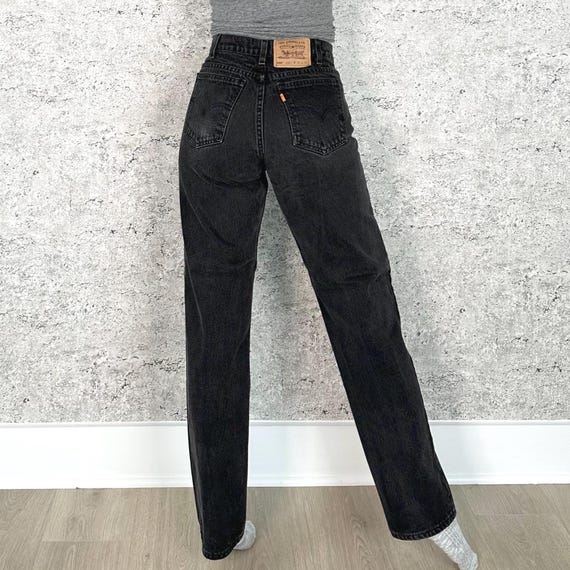 Levi's 550 Relaxed Fit Orange Tab Vintage Jeans / Size 27