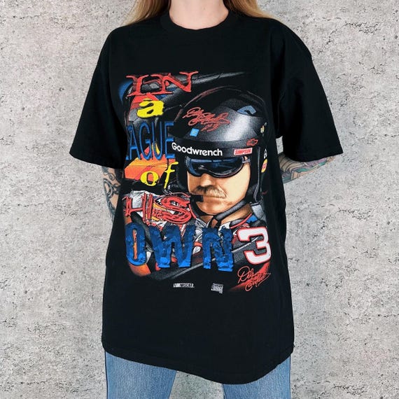 90's NASCAR Dale Earnhardt League of His Own Vintage Tee Shirt T-Shirt