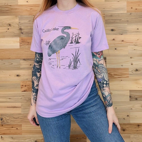 Vintage 70's Caddo Lake Travel Nature Tee Shirt T-Shirt