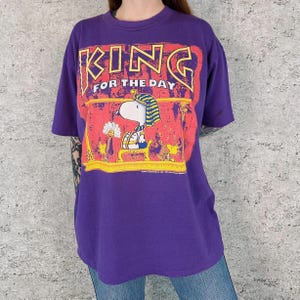 Maglietta Snoopy Vintage King For The Day