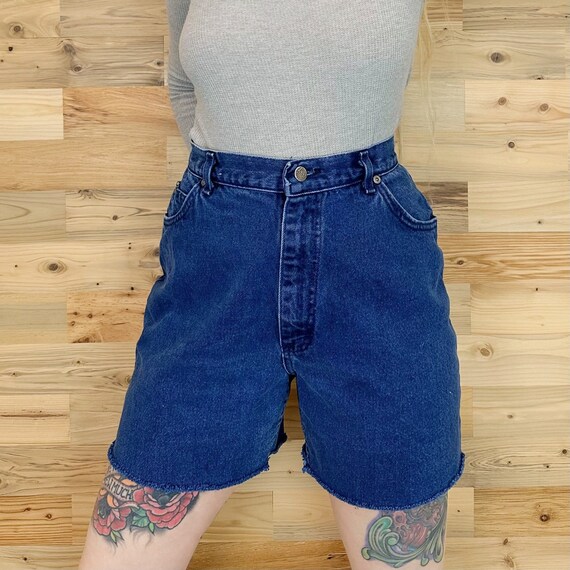 Lee Vintage High Rise Cut Off Jean Shorts / Size 31 32