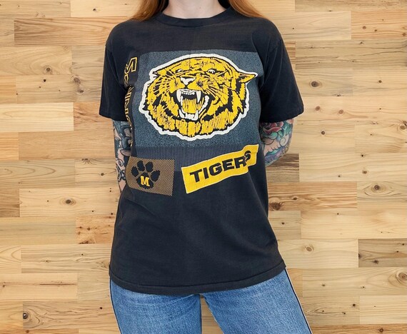 80's Vintage Mizzou Tigers University of Missouri School Tee Shirt T-Shirt