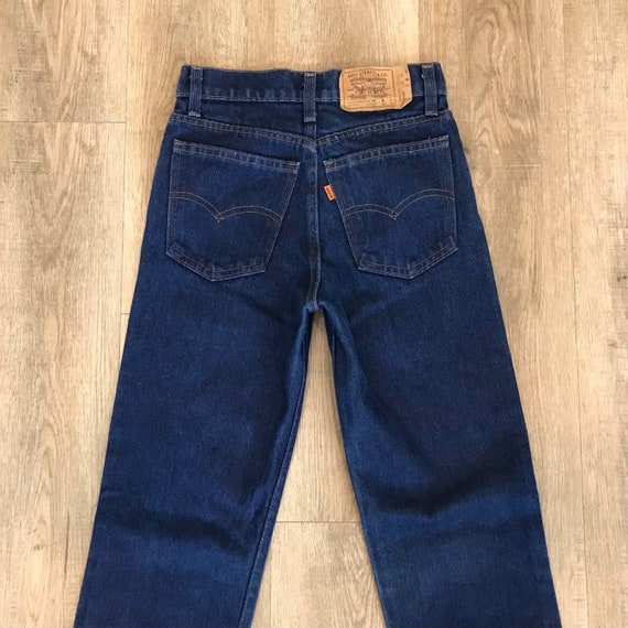 Levi's 718 Orange Tab Student Fit Vintage Jeans / Size 22 XXS