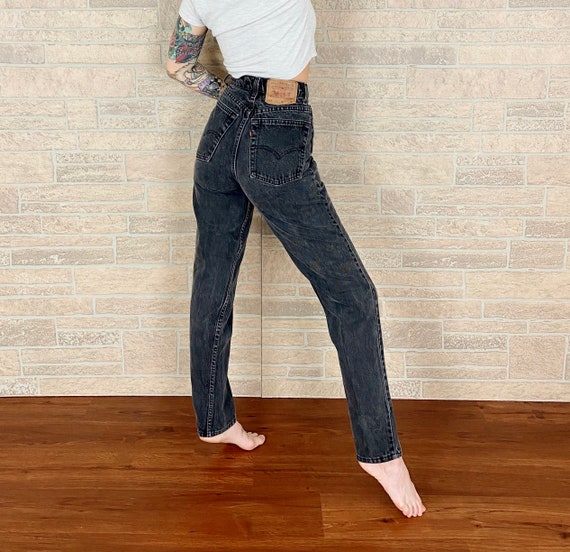 Levi's 512 Faded Black Jeans / Size 26