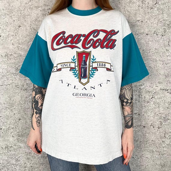 90s Coca-Cola Atlanta Georgia Vintage Tee Shirt T-Shirt