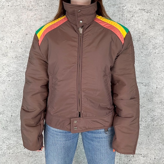 70's SKYR Vintage Colorblock Ski Jacket