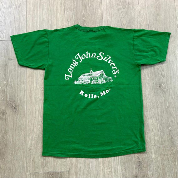 80's Long John Silver's Vintage St. Patrick's Day Tee Shirt T-Shirt