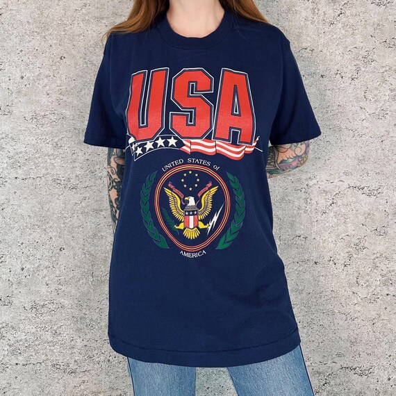 Vintage USA United States of America Tee Shirt T-Shirt