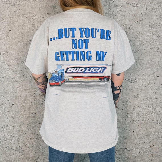 Bud Light Vintage I Love You, Man Beer Ad Tee Shirt T-Shirt