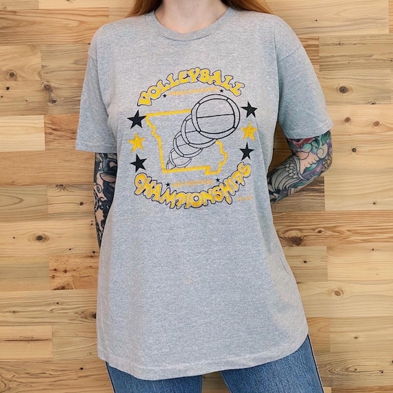 Vintage Soft and Thin Missouri State Volleyball Champs Tee Shirt T-Shirt
