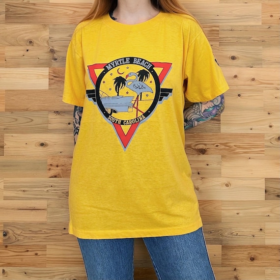 Vintage Myrtle Beach South Caroline Travel Tee Shirt T-Shirt