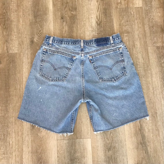 Levi's Vintage Cut Off Jean Shorts / Size 34 35