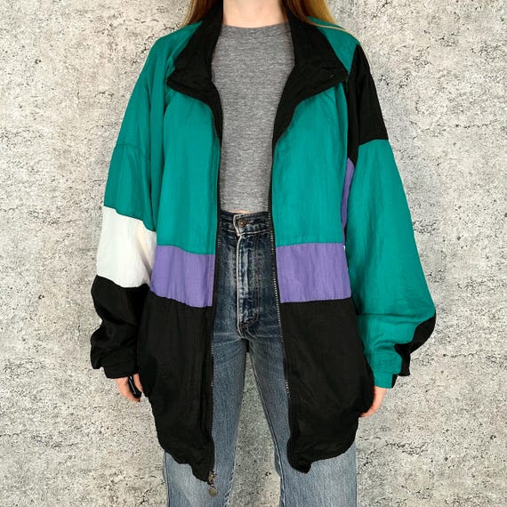 Christian Dior Monsieur Vintage Windbreaker Colorblock Jacket
