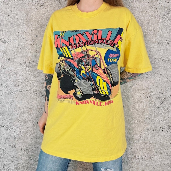 1991 Knoxville Nationals Sprint Car Race Vintage Tee Shirt T-Shirt