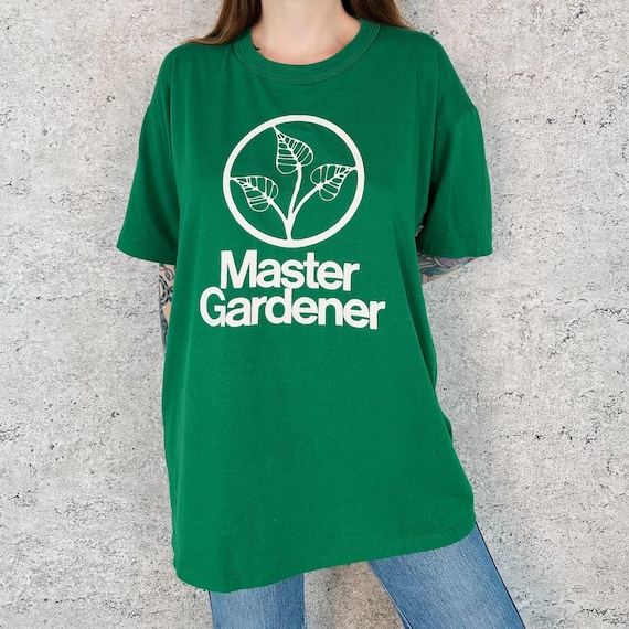 Vintage 80's Master Gardener Tee Shirt T-Shirt