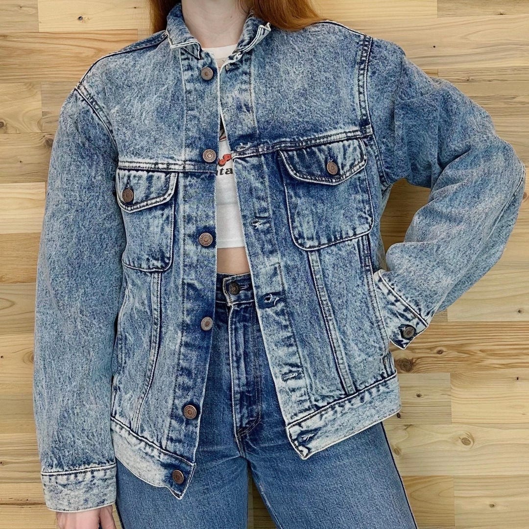 The Gap Vintage 80's Denim Jean Jacket - Etsy