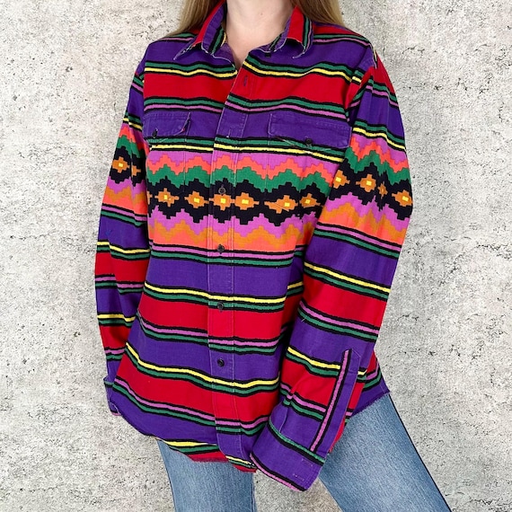 Wrangler Vintage Colorful Rodeo Western Shirt